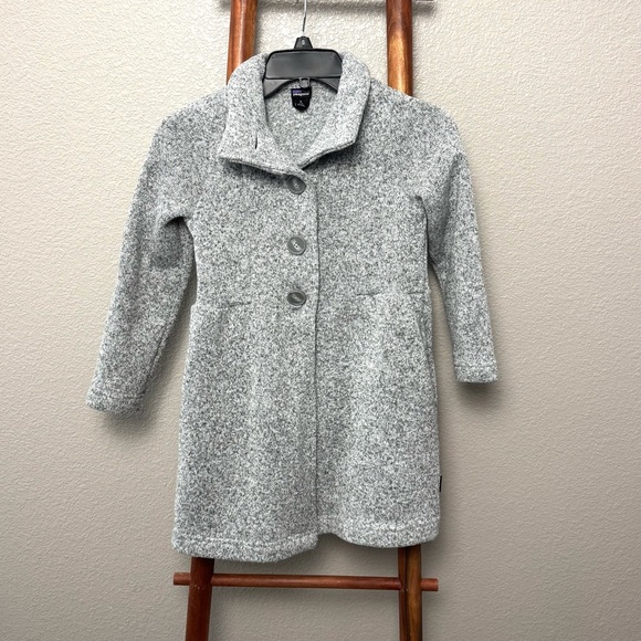Patagonia Other - Patagonia Girl's Better Sweater Coat Gray Peacoat Jacket Size Small 7-8